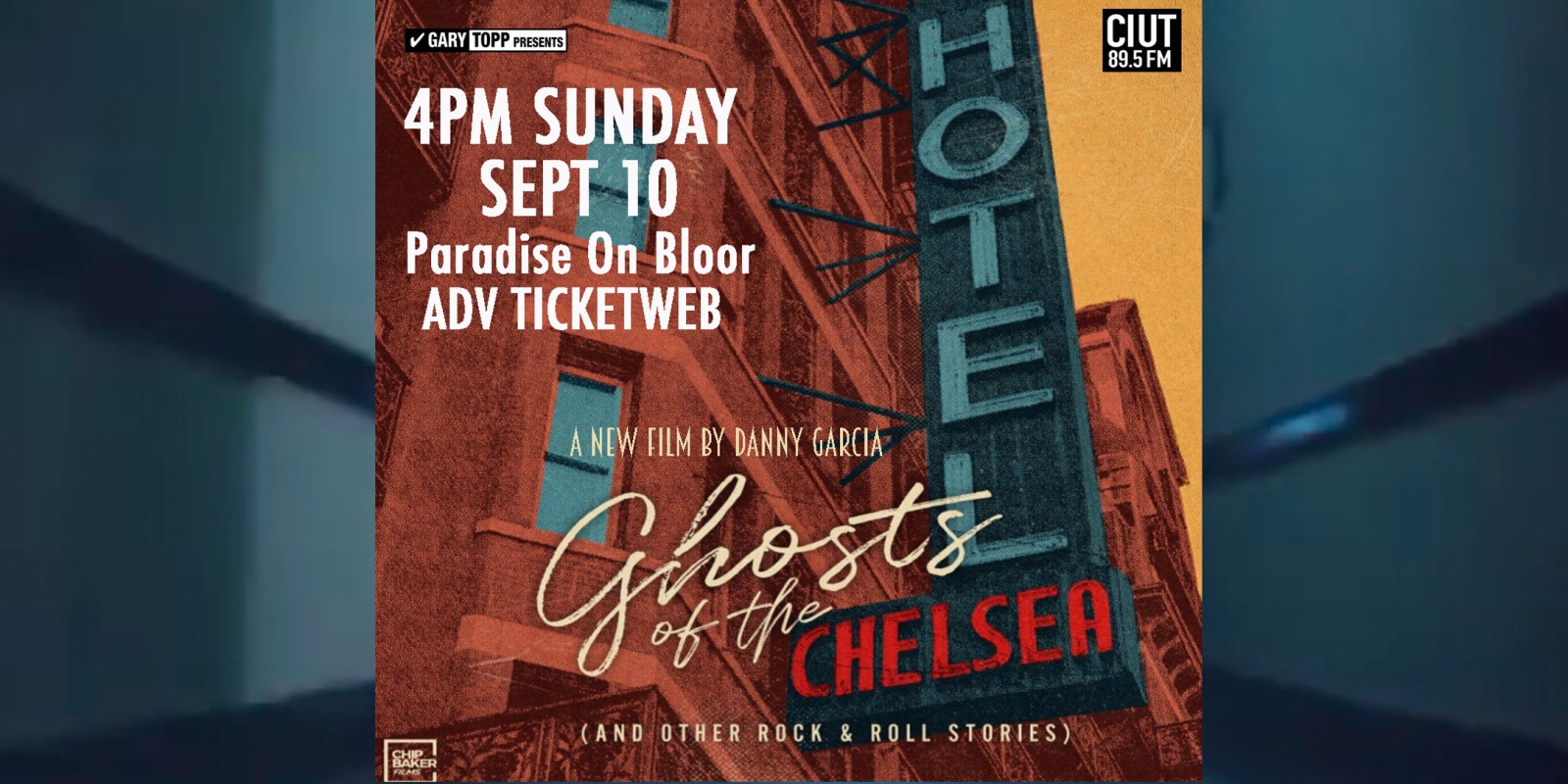 GHOSTS OF THE CHELSEA HOTEL (AND OTHER ROCK & ROLL STORIES)